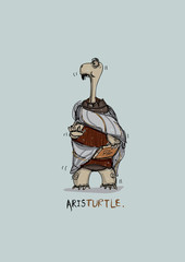 Cute turtle cartoon - 132387612