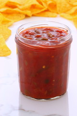 Hot salsa dip