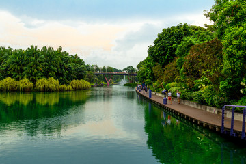 Fototapeta premium Singapore River Waterfront