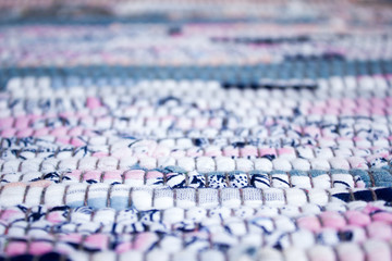 Obraz premium Home floor Mat fabric as background