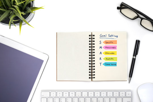 Smart goal setting with notebook