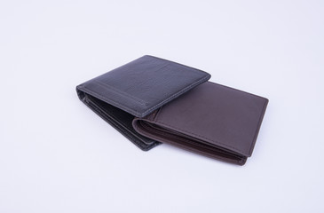 wallet or assorted purse on a background.