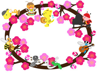 早春のタイトルフレーム