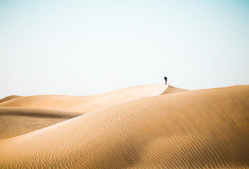 Desert hikers, outdoor travel.