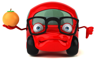 Fun car - 3D Illustration