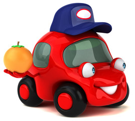 Fun car - 3D Illustration