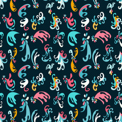 colored graffiti seamless texture