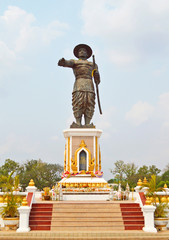 Anouvong monument at Vientiane, Laos