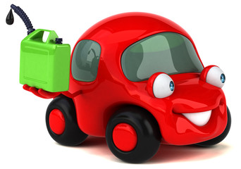 Fun car - 3D Illustration