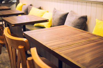 part of coffee shop with effect vintage style