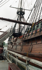 Netherlands, Amsterdam. Types of cities, buildings, canals and boats. Views on the water background. Amsterdam in the spring.