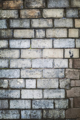 Grey brick wall