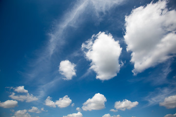 blue sky with cloud bright beautiful art of nature