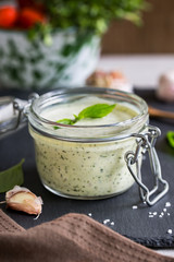 Basil dressing