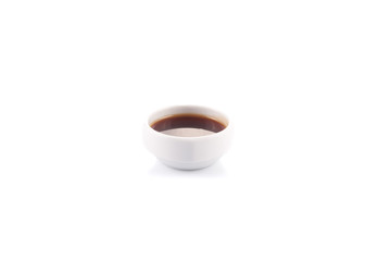 sushi sauce on a white background
