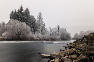 Rivière en hiver