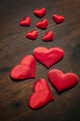 Obraz premium Red hearts