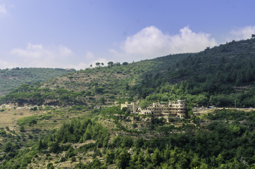 Fototapeta na wymiar Chateau au liban
