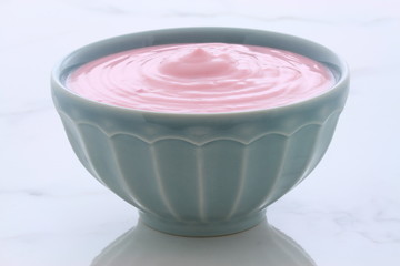 vintage strawberry yogurt
