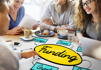 Funding Grant Donation Diagram Concept