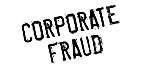 Corporate Fraud rubber stamp. Grunge design with dust scratches. Effects can be easily removed for a clean, crisp look. Color is easily changed.