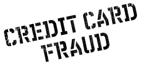 Fototapeta premium Credit Card Fraud rubber stamp. Grunge design with dust scratches. Effects can be easily removed for a clean, crisp look. Color is easily changed.