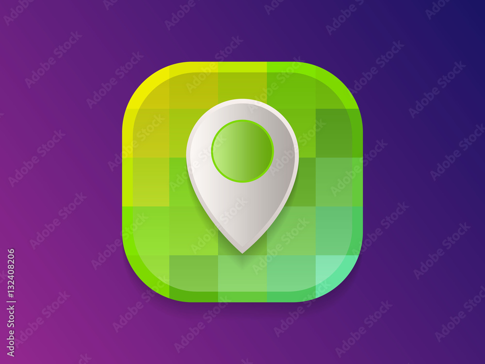 Poster location icon map pointer