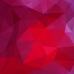 Background of pink, purple geometric shapes. Red mosaic pattern. Vector EPS 10. Vector illustration