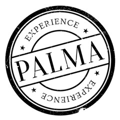 Palma stamp rubber grunge