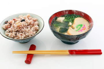 おいしそうな和風朝食