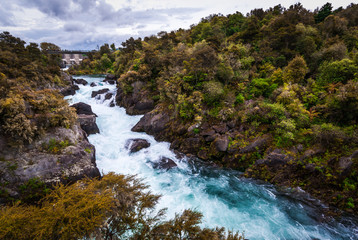 Fototapeta na wymiar Aratiatia Rapids, Taupo