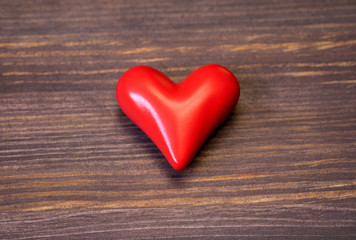 Ceramic red heart