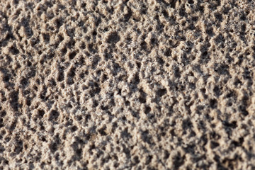Sand surface after the rain