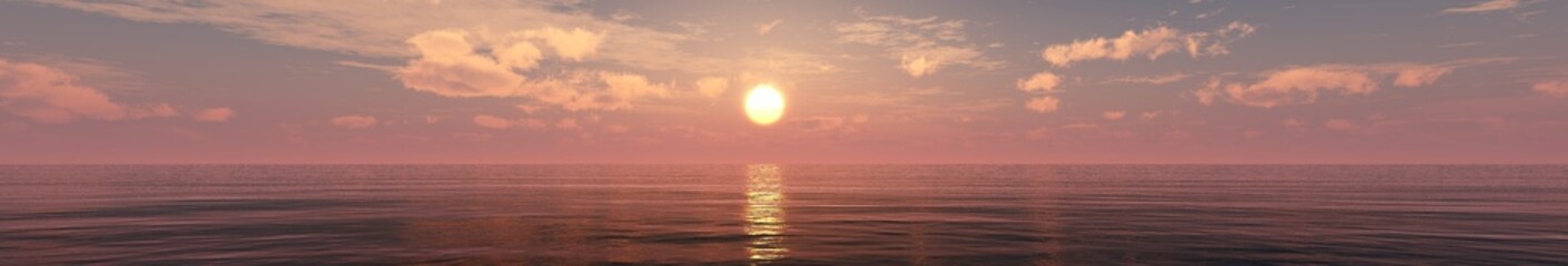 Fototapeta na wymiar Sea Sunset, sea view, ocean sunrise, 