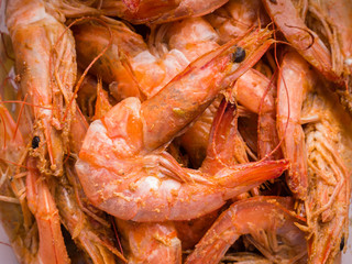 Baked shrimps