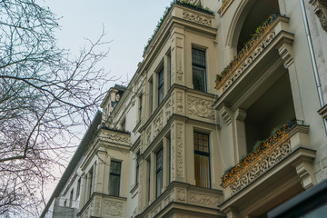 Obraz premium luxury apartment houses with balconies