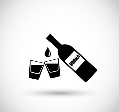 Vodka Icon Vector