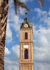 Clock tower in Yaffa.