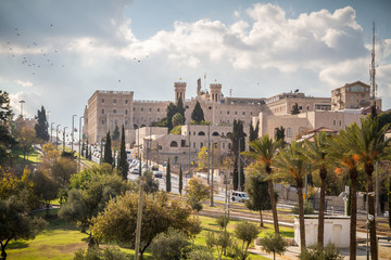 Fototapeta na wymiar Notre Dame de France, Jerusalem