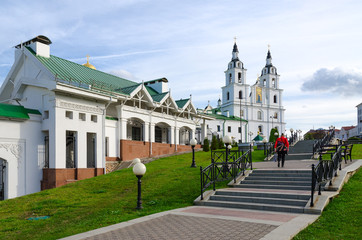 Fototapeta premium Cathedral of Descent of Holy Spirit, Minsk, Belarus