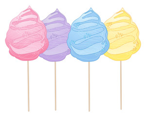 cartoon cotton candy