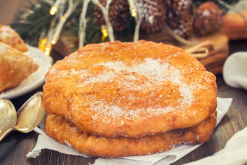 Portuguese Christmas cookies Filhoses