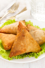 typical portuguese snack chamucas