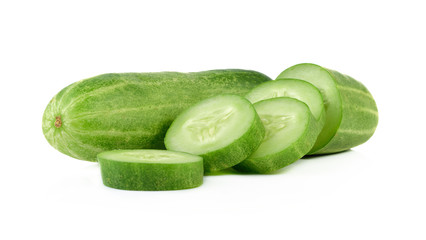 cucumber on a white background isolated
