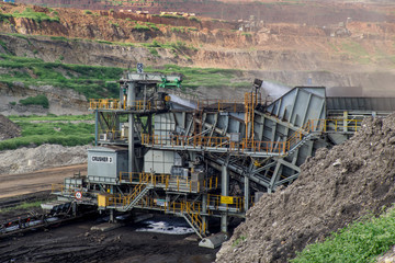 Machinery in Coal Mine