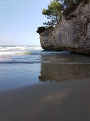 italian sunny sea and beach, Gargano