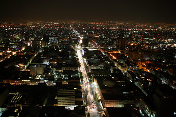 Obraz premium Aerial view of Mexico City, Mexico