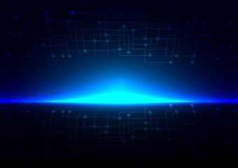 abstract vector circuit technology background