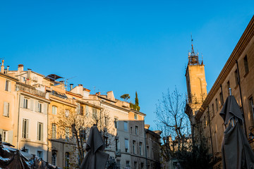 La place des Cardeurs à Aix en Provence