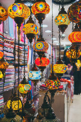 Arabic lamps. Moroccan lantern